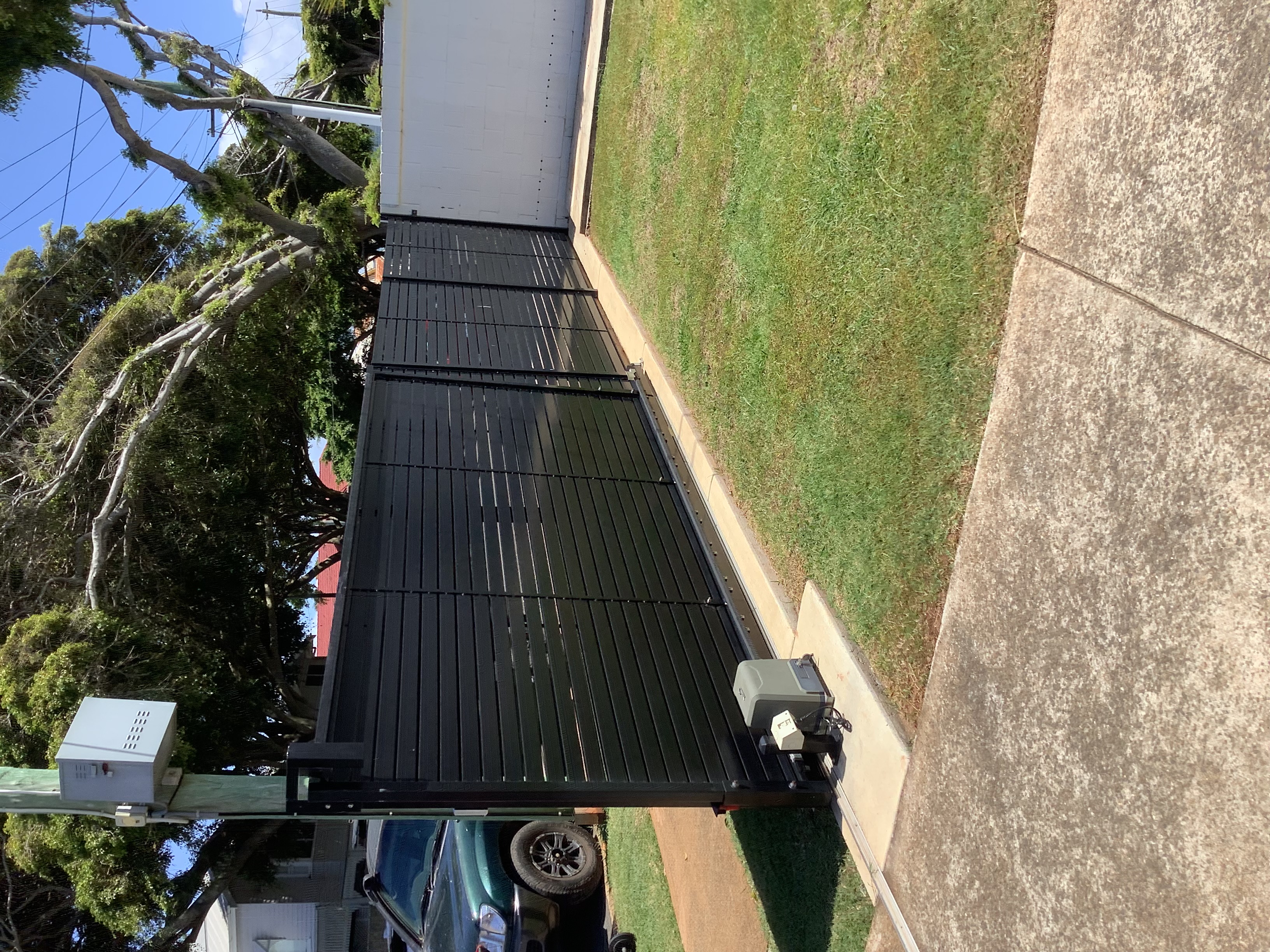 Steel structural section being prepared in the Gateflex workshop for a custom fabrication - Gateflex, Caboolture